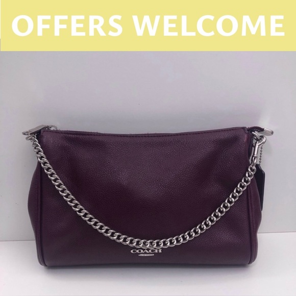 Coach Pebbled Leather Carrie Crossbody - Picture 1 of 6